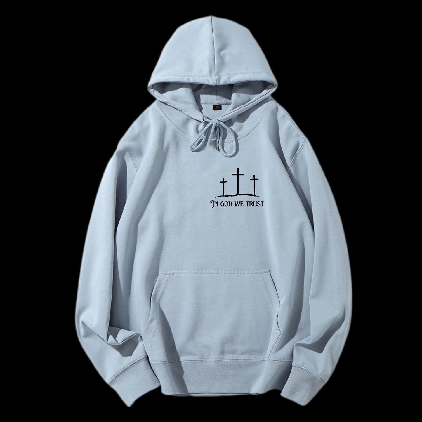 In God We Trust Drawstring Hoodie