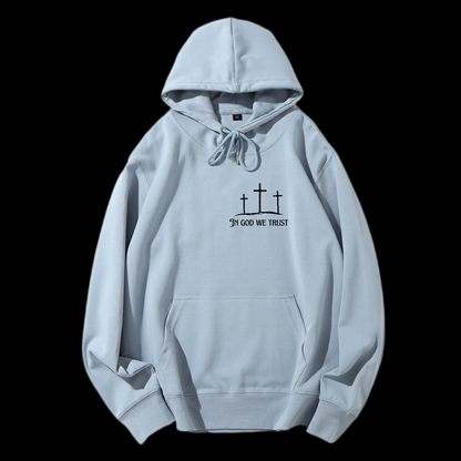 In God We Trust Drawstring Hoodie