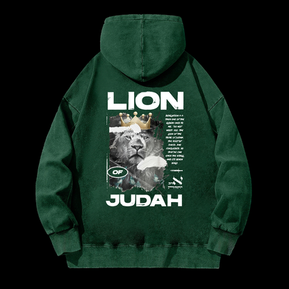 Lion Of Judan Washed Hoodie