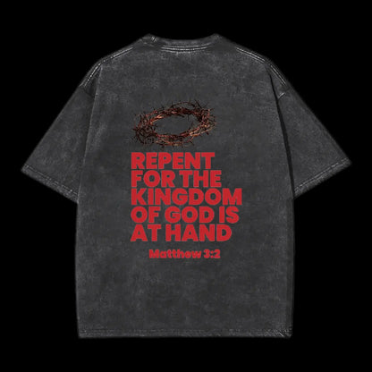 Christ Or Chaos Christian Washed T-Shirt