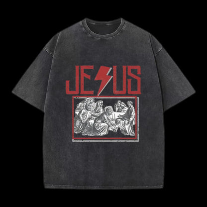 Jesus Christian Washed T-Shirt