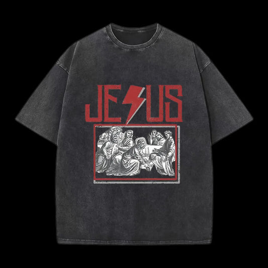 Jesus Christian Washed T-Shirt