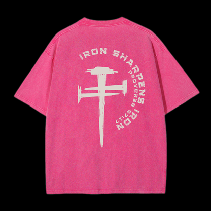 Iron Sharpens Iron Washed T-Shirt