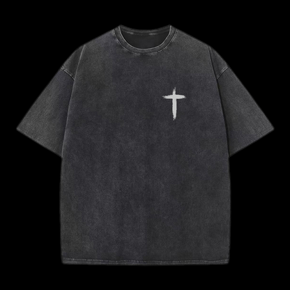 I Live For Him Washed T-Shirt