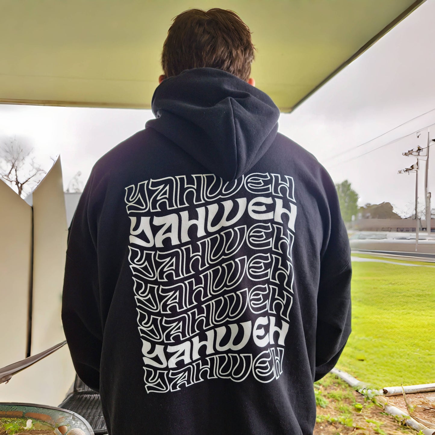 Yahweh Drawstring Hoodie