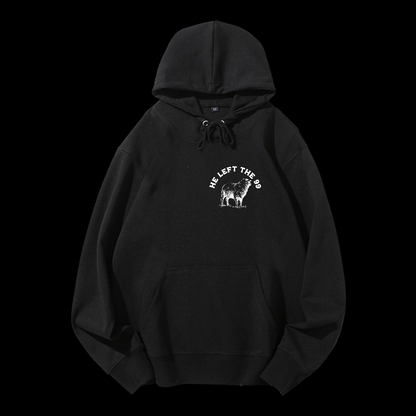He Left The 99 Drawstring Hoodie