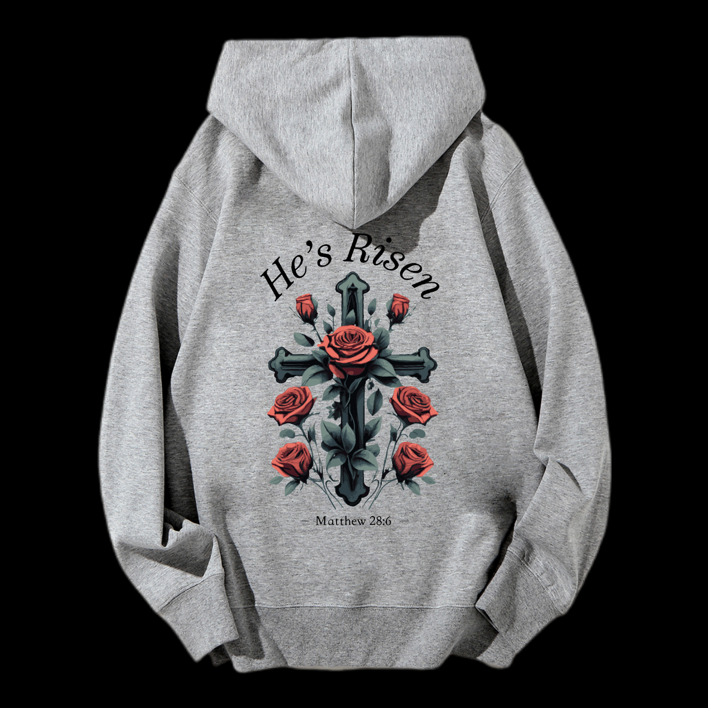 He's Risen Drawstring Hoodie