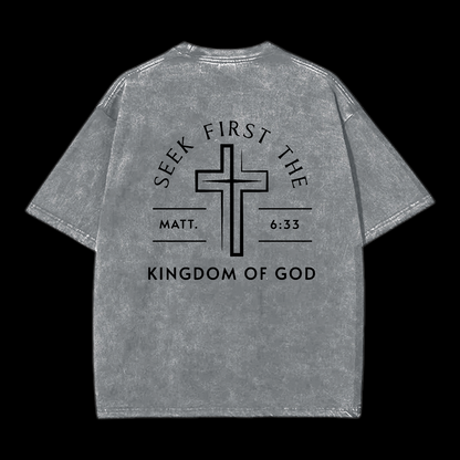 Kingdom Of God Washed T-Shirt