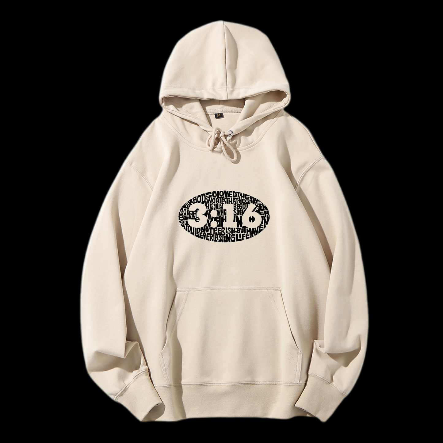 God So Loved Me Drawstring Hoodie