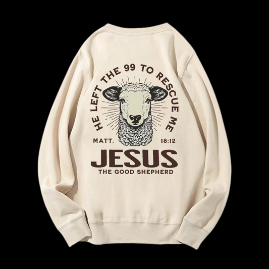 He Left The 99 To Rescue Me Crewneck Sweatshirt
