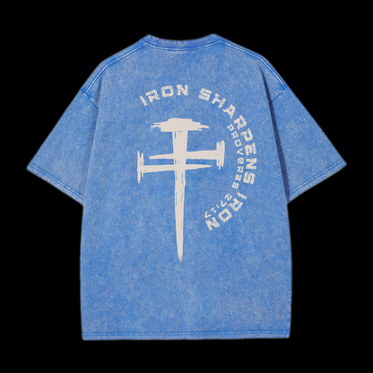 Iron Sharpens Iron Washed T-Shirt