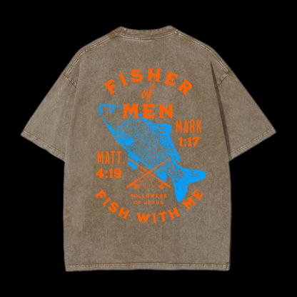 Fisher Of Men Washed T-Shirt