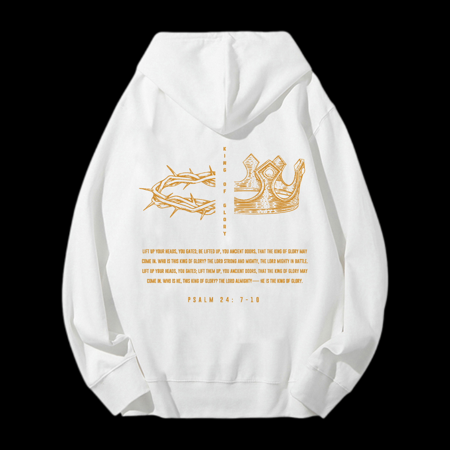 King Of Glory Drawstring Hoodie
