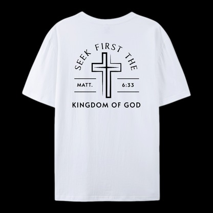 Kingdom Of God Cotton T-Shirt