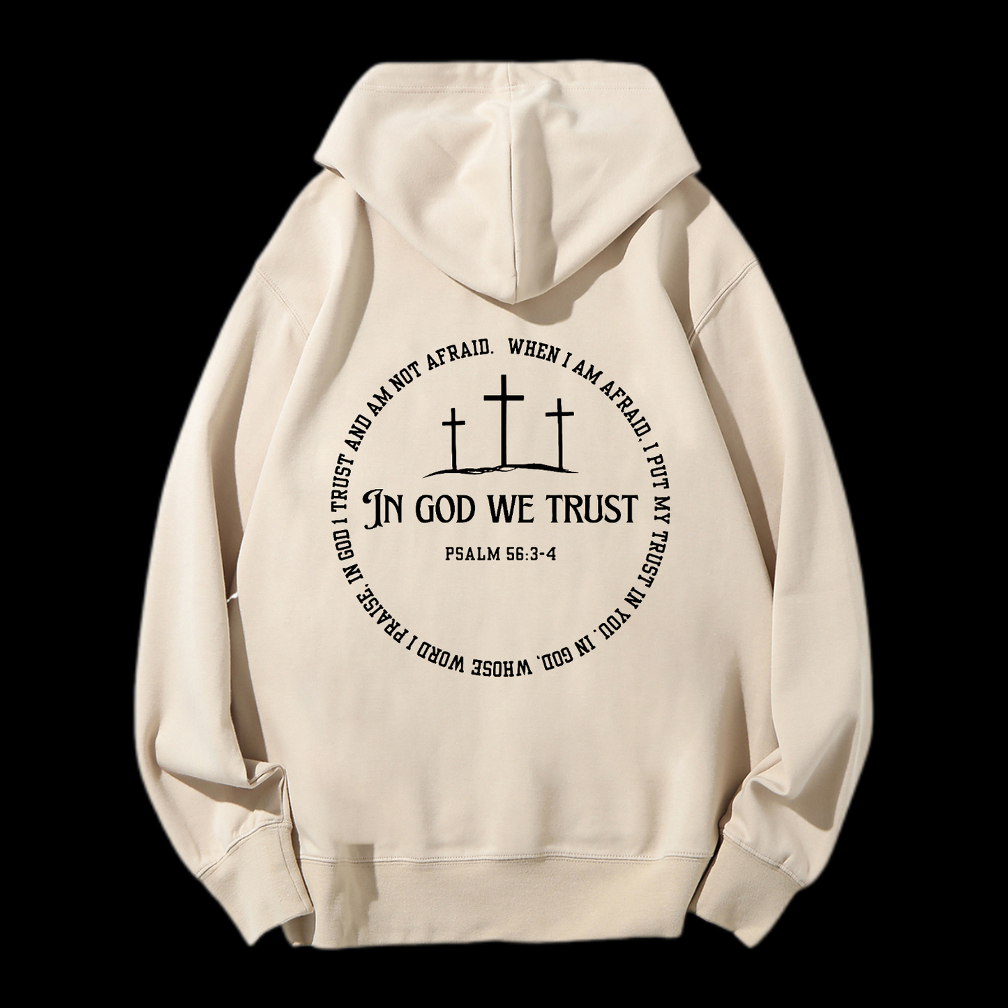 In God We Trust Drawstring Hoodie