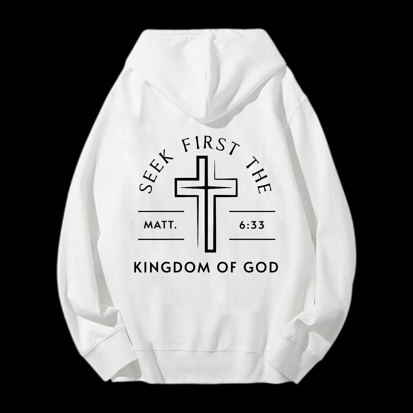 Kingdom Of God Drawstring Hoodie