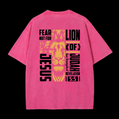 Lion Of Judah Washed T-Shirt