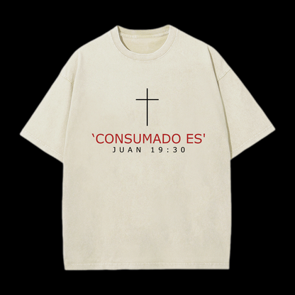 Juan 19:30 Washed T-Shirt