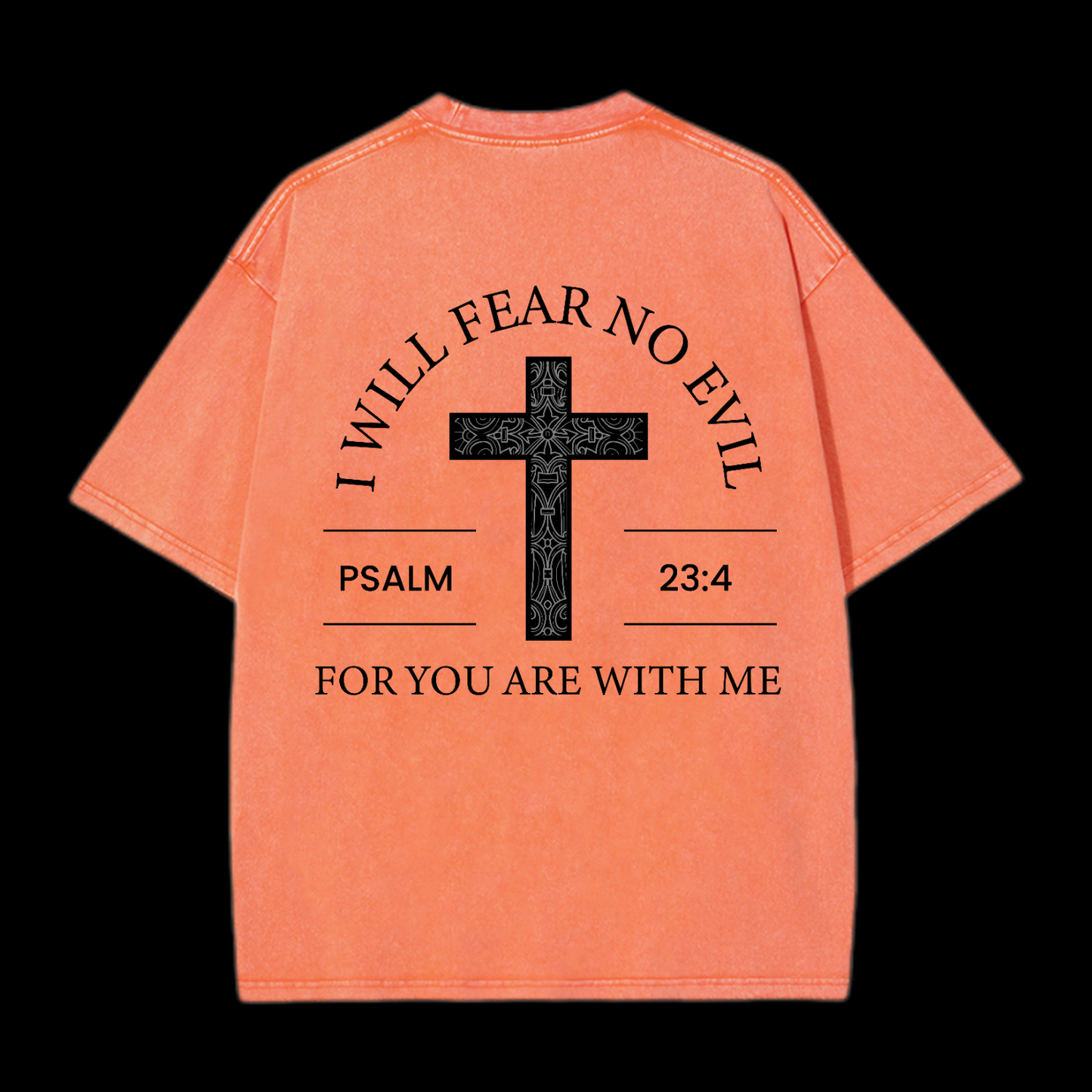 I Will Fear No Evil Washed T-Shirt