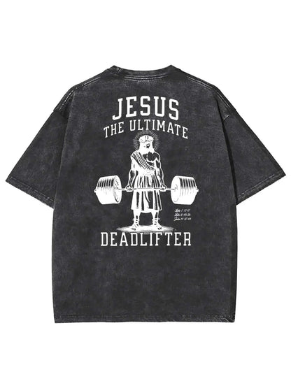 Jesus Unisex Washed T-Shirt2