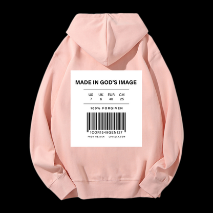 Made In God's Image Drawstring Hoodie