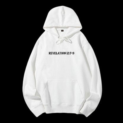Revelation 12:7-9 Drawstring Hoodie