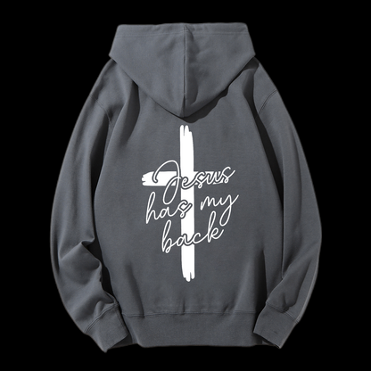 Jesus Has My Bacle Drawstring Hoodie