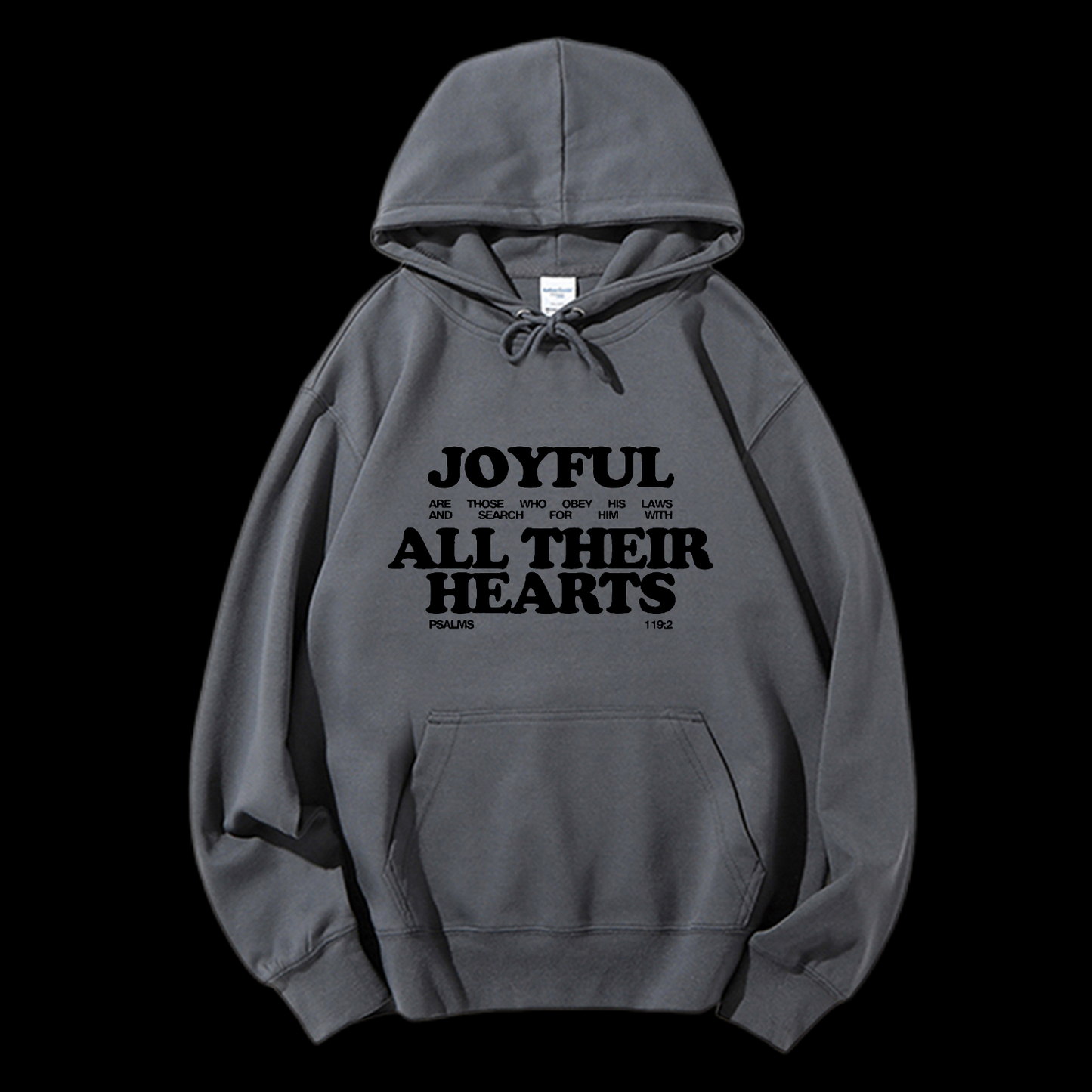 Joyful All Their Hearts Drawstring Hoodie