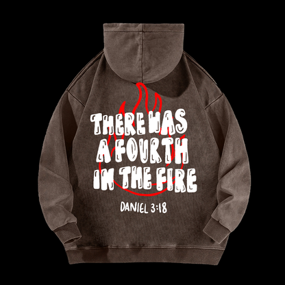 There Was A Fourth In The Fire Washed Hoodie