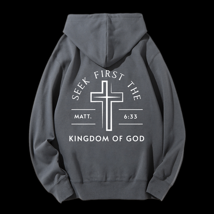 Kingdom Of God Drawstring Hoodie