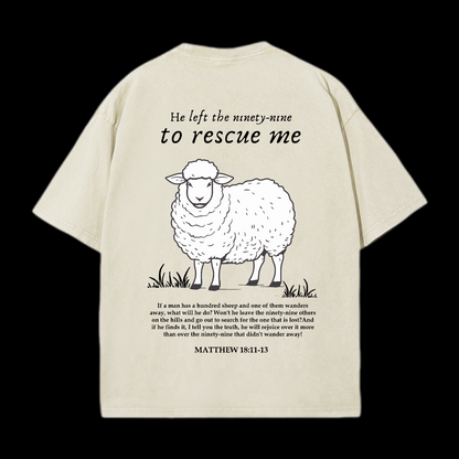He Left The Ninety-Nine To Rescue Me Washed T-Shirt