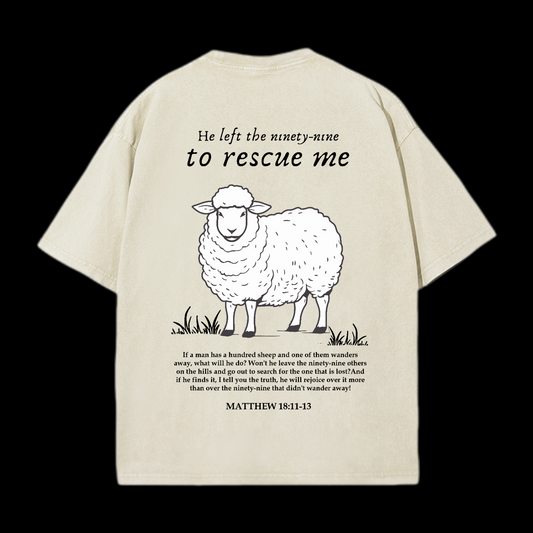 He Left The Ninety-Nine To Rescue Me Washed T-Shirt