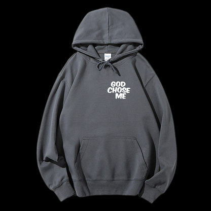 God Chose Me Drawstring Hoodie