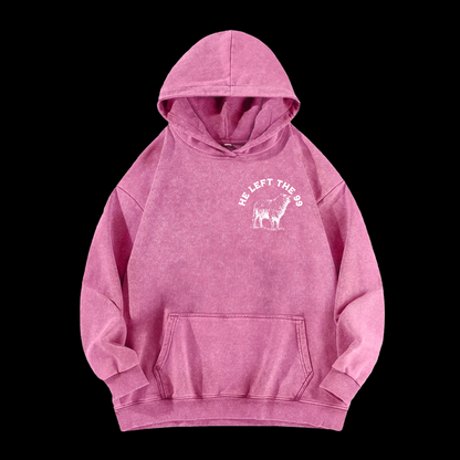 He Left The 99 Washed Hoodie