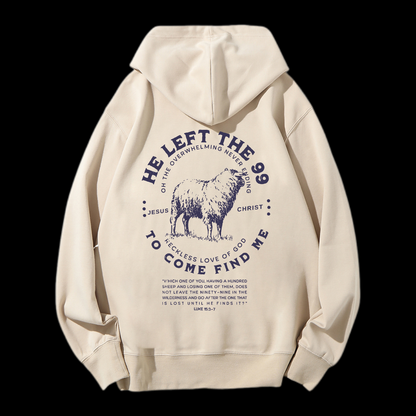 He Left The 99 Drawstring Hoodie