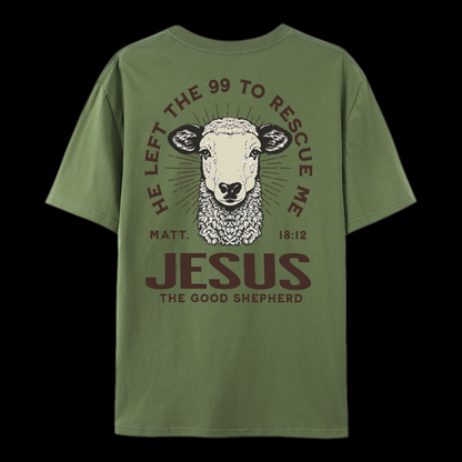 He Left The 99 To Rescue Me Cotton T-Shirt