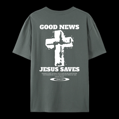 Jesus Saves Cotton T-Shirt