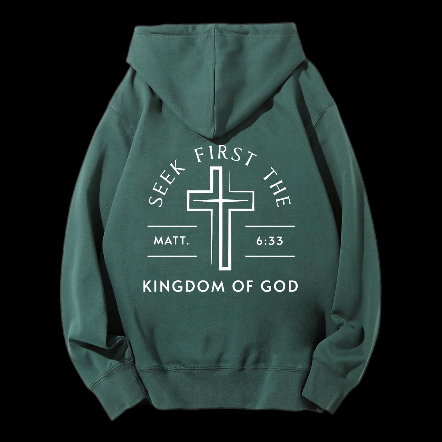 Kingdom Of God Drawstring Hoodie
