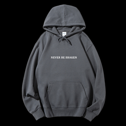 I Will Never Be Shaken Drawstring Hoodie