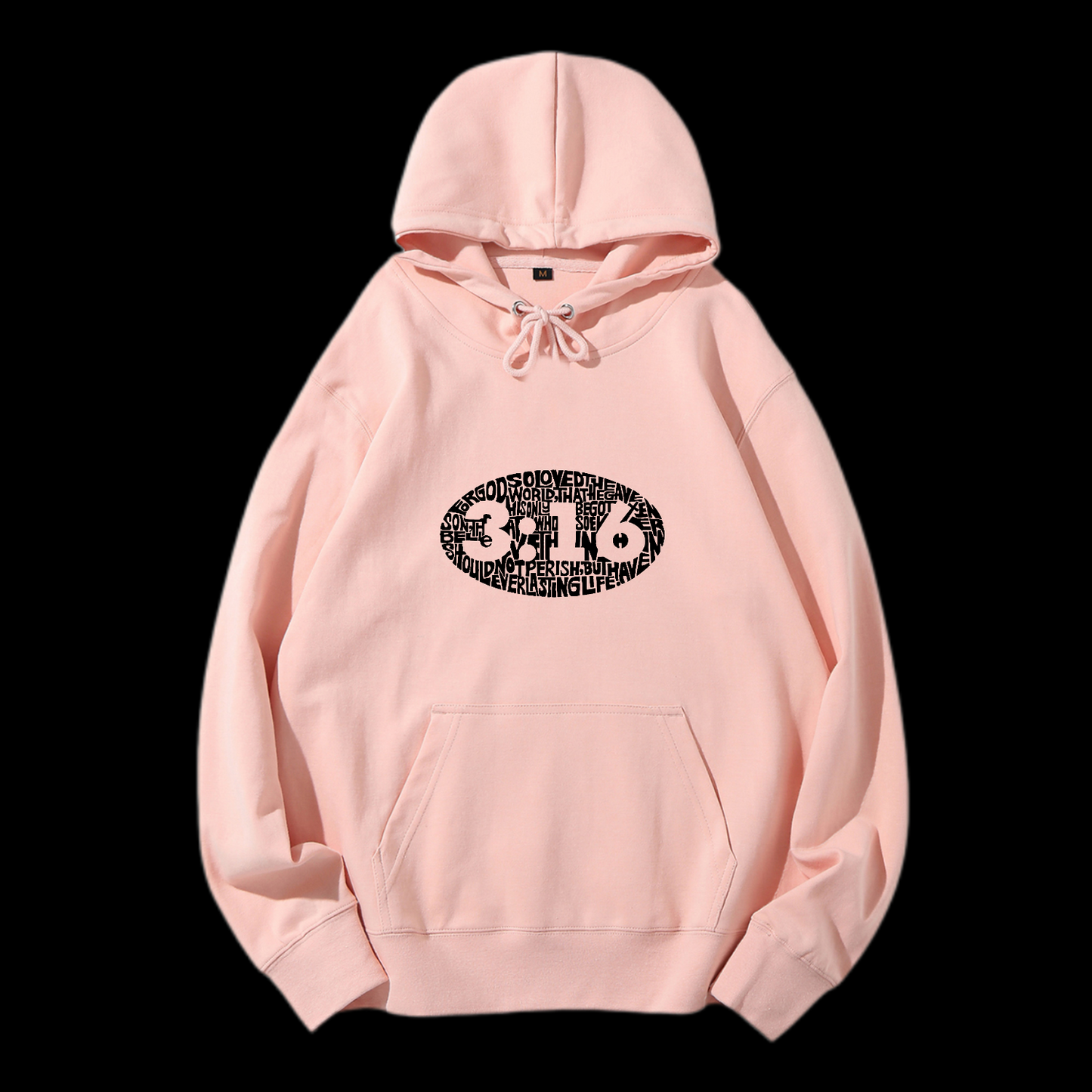 God So Loved Me Drawstring Hoodie