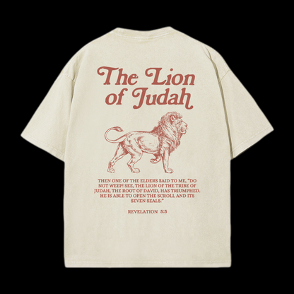 The Lion Of Judah Washed T-Shirt