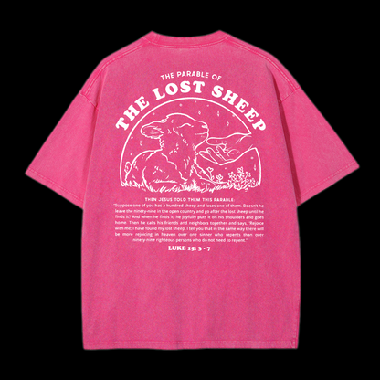 The Parable Of The Lost Sheep Washed T-Shirt