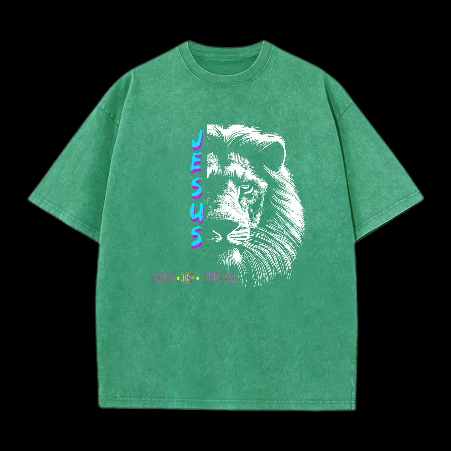 Jesus Lion Of Judan Washed T-Shirt