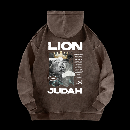 Lion Of Judan Washed Hoodie