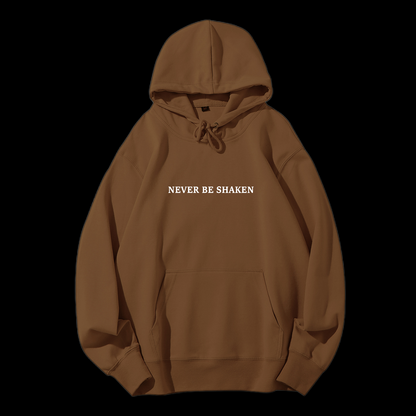 I Will Never Be Shaken Drawstring Hoodie