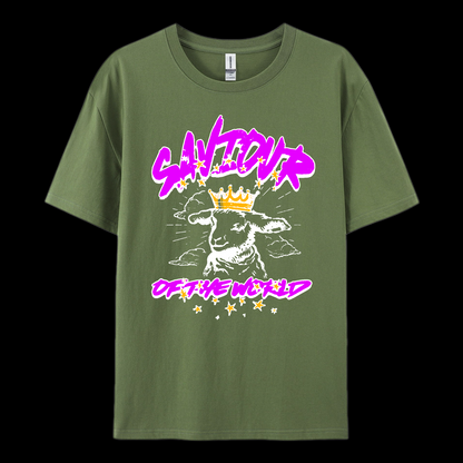 Saviour Of The World Cotton T-Shirt