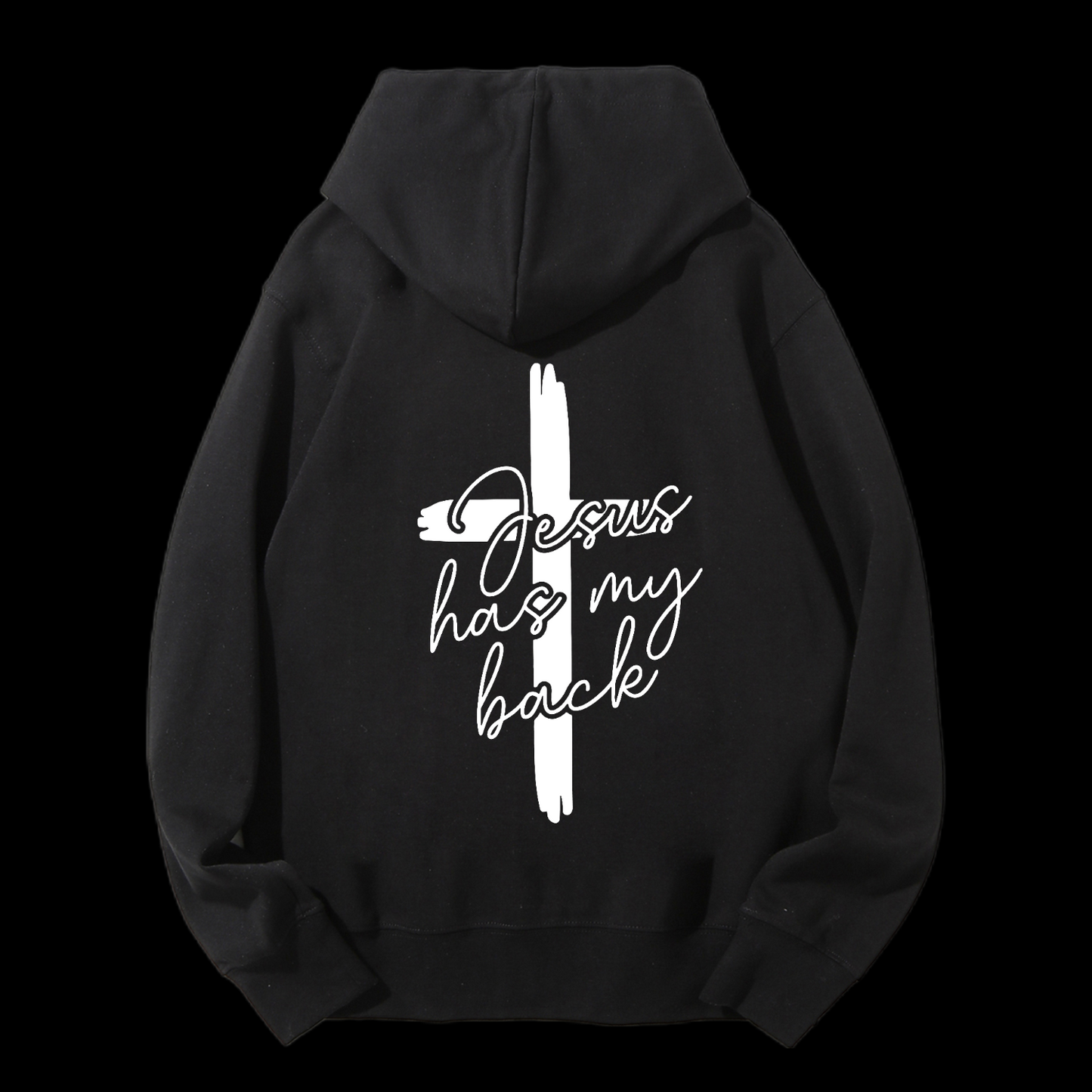Jesus Has My Bacle Drawstring Hoodie