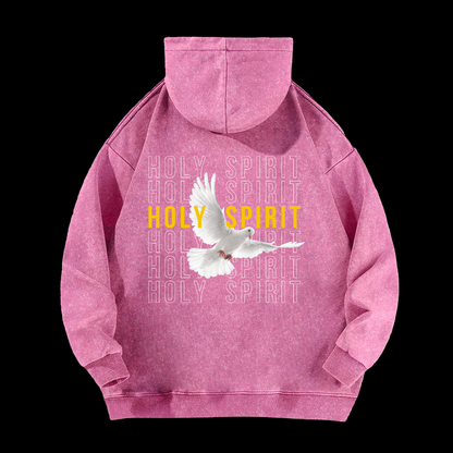 Holy Spirit Dove Washed Hoodie