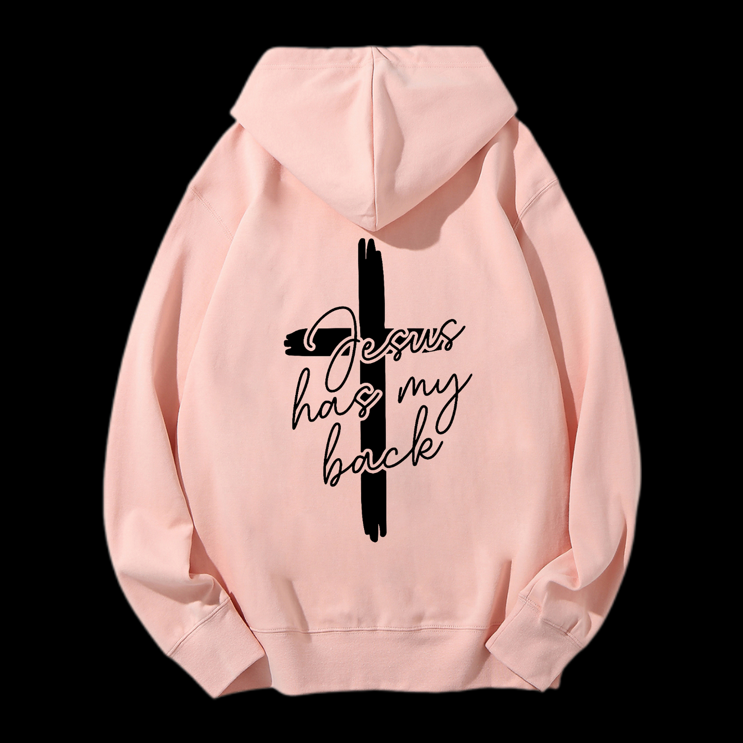Jesus Has My Bacle Drawstring Hoodie
