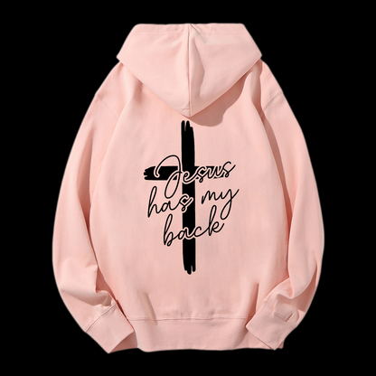 Jesus Has My Bacle Drawstring Hoodie